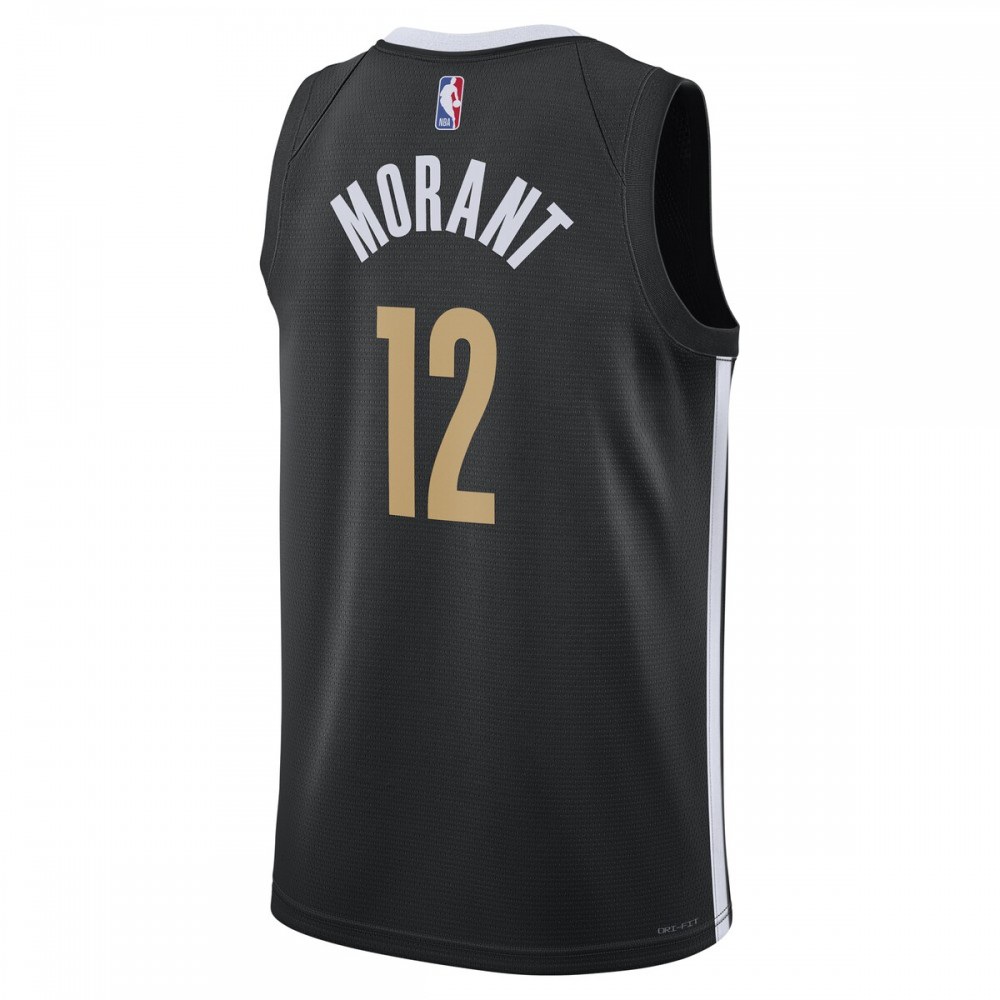 Ja Morant Memphis Grizzlies Unisex 2023/24 Swingman Jersey - Black - City Edition-Pro Kit Vault | Brand New 26/27 Sports Jerseys
